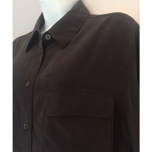 Equipment Silk Shirt Size M